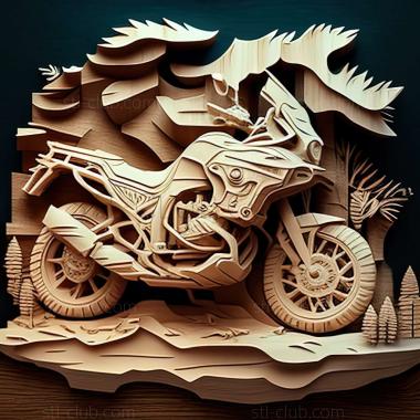 3D модель BMW R 1200 GS Adventure (STL)